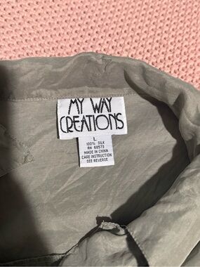 Vintage: My Way Creations Silk Top